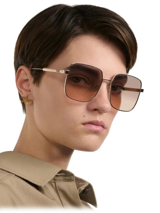 Dior Women Sunglasses Pink Mirror Square DIORCANNAGE S1U D0L6 NEW AUTHENTIC main image 6
